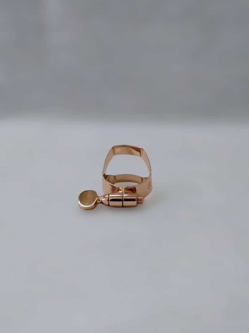 SELMER　ソプラノサックス リガチャー　ピンクゴールド