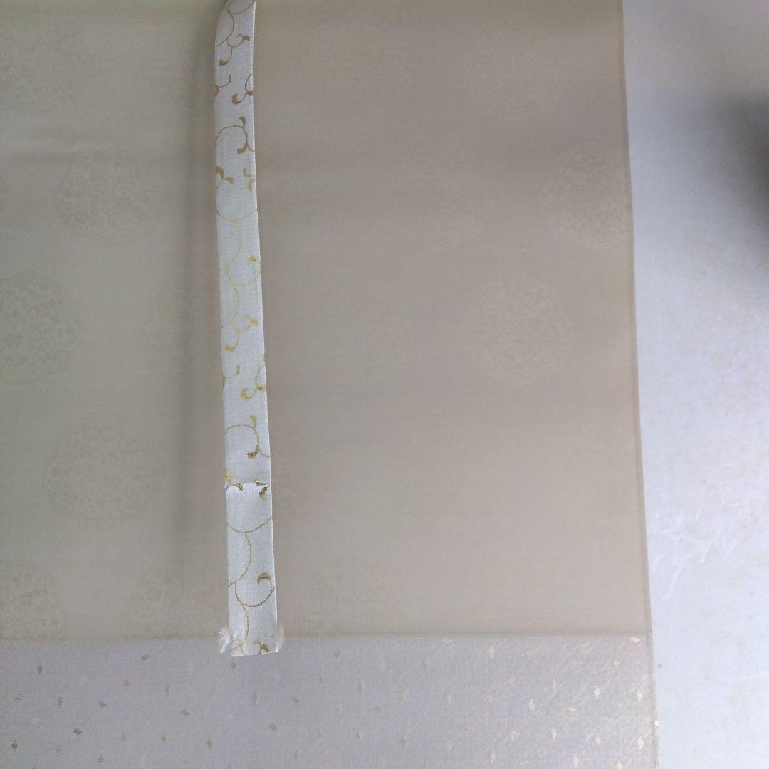 掛け軸　桜に鳥　春　大路孫三郎