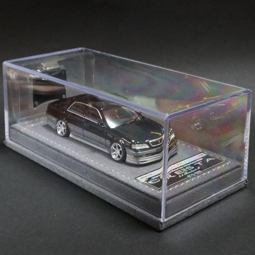 Mortal 1/64 トヨタ クレスタ 黒銀 JZX100 限定 エンジン再現