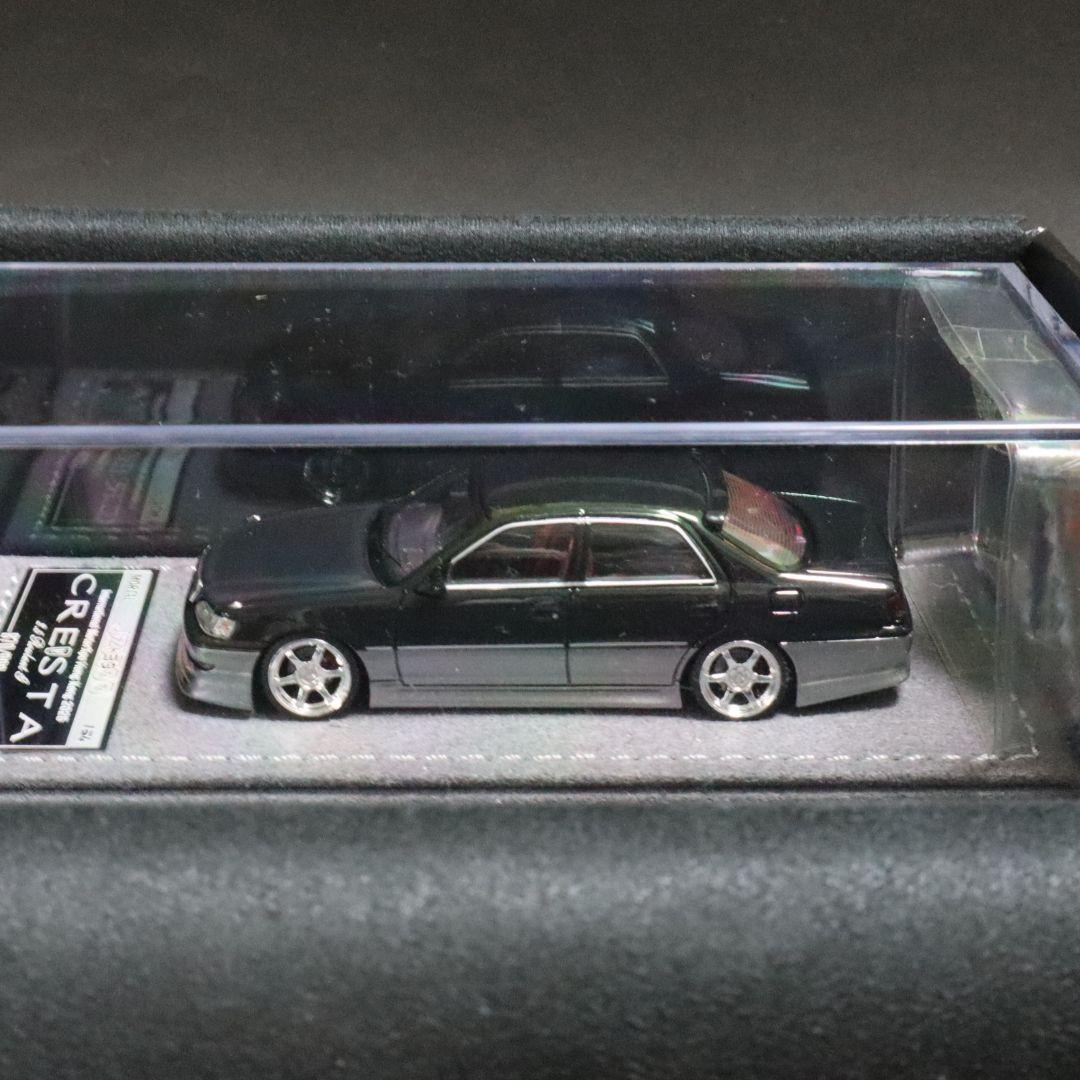 Mortal 1/64 トヨタ クレスタ 黒銀 JZX100 限定 エンジン再現