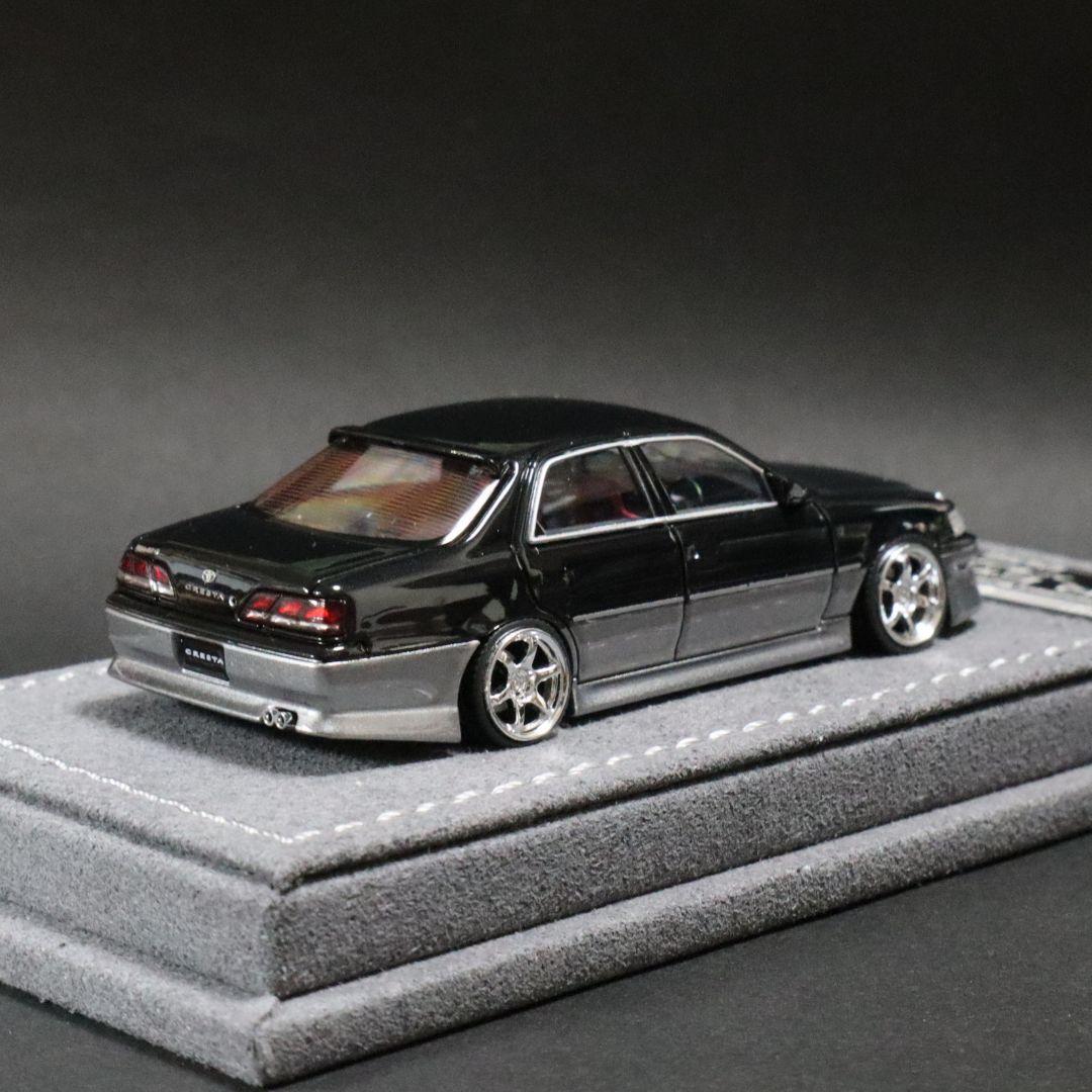 Mortal 1/64 トヨタ クレスタ 黒銀 JZX100 限定 エンジン再現
