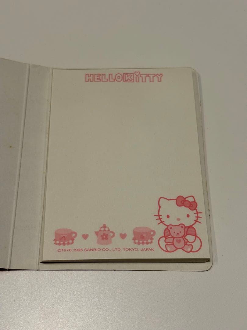 平成レトロ ハロ キティ おどうぐばこ メモ帳 文房具 セット 平成