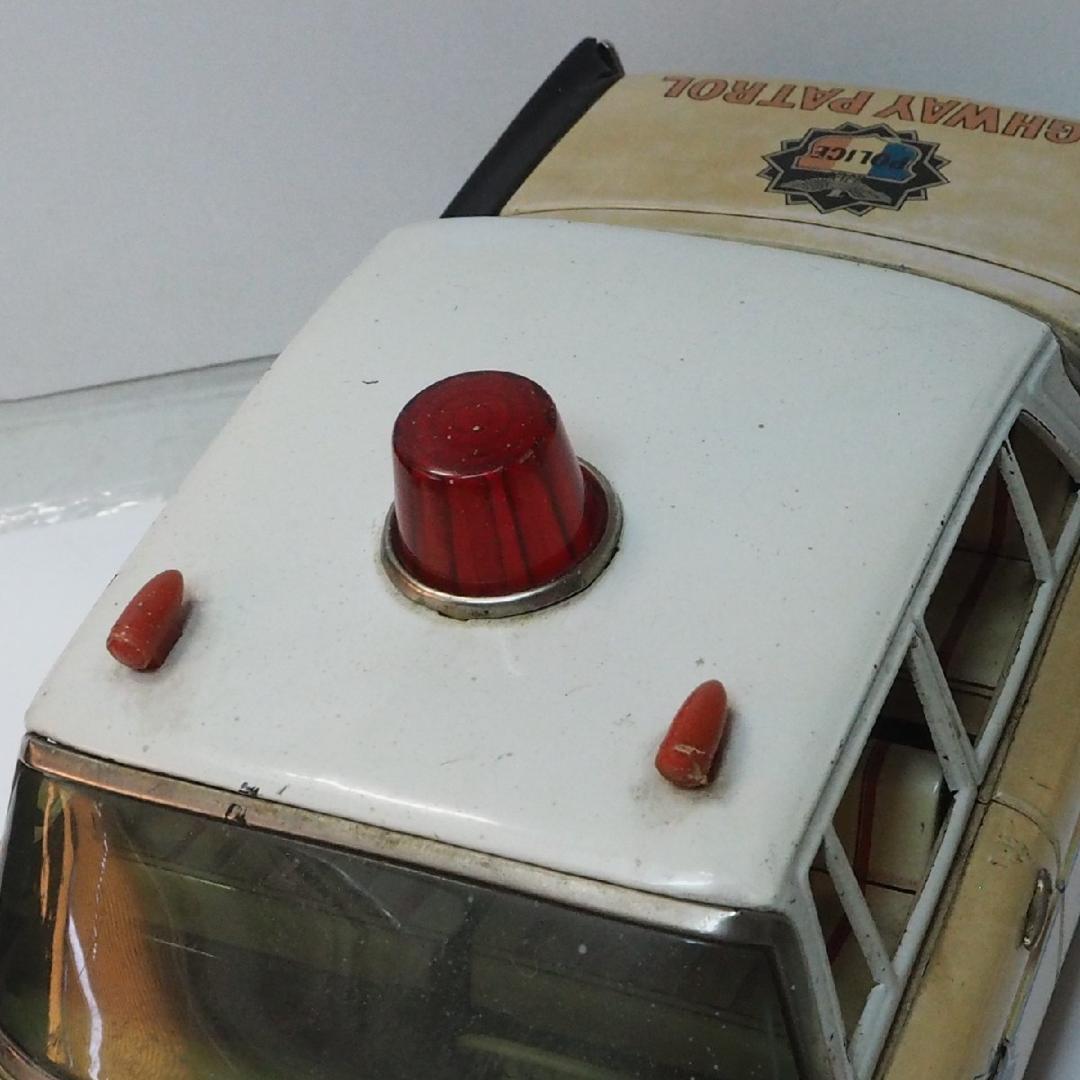 野村【 メルセデス ベンツ220S ポリスカー ホイル欠】ブリキTIN 動作不良