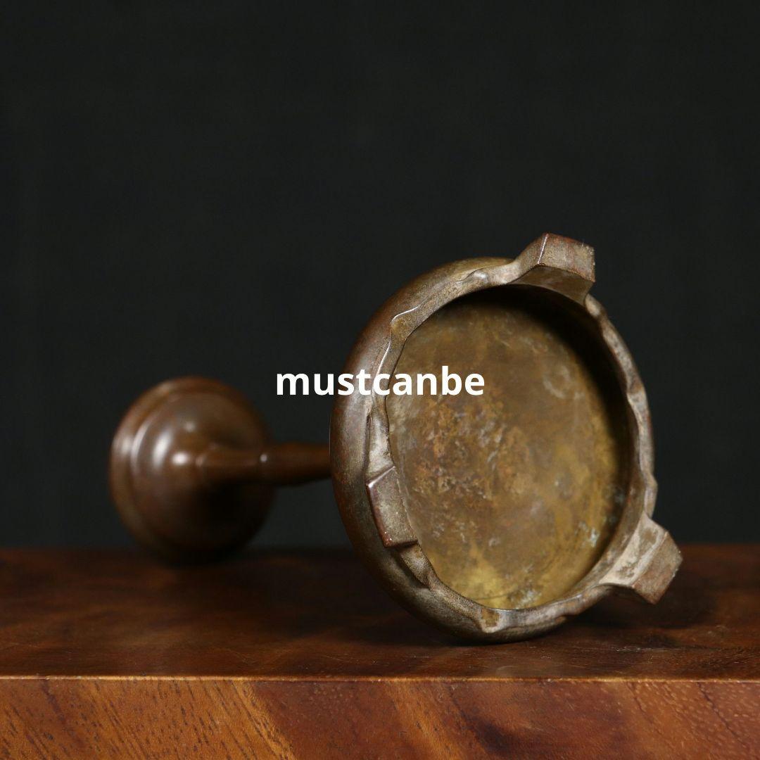 銅 細工 鶴守宮灯香炉 室内檀香香炉 禅意 置物 装飾品 工芸