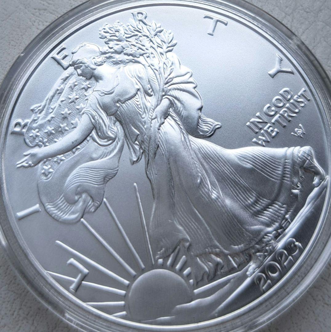 2023年「イーグル•ウォーキングリバティ」純銀1オンス銀貨 イーグル