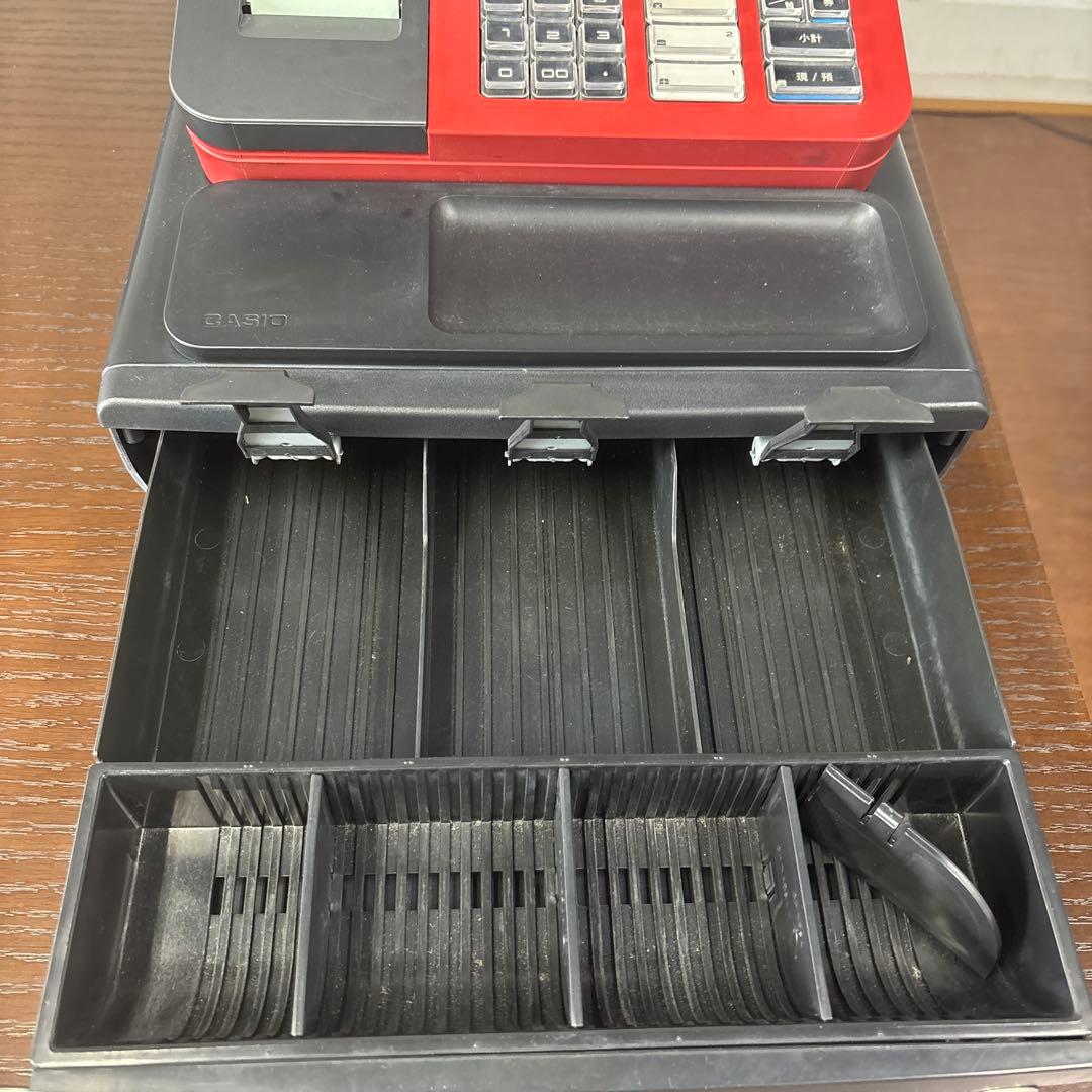 カシオレジスターSE-S20/NL200 レッド【動作確認済み】 - メルカリ