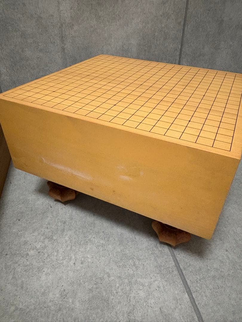 榧　柾目　厚み17.5センチ　碁盤　碁石セット