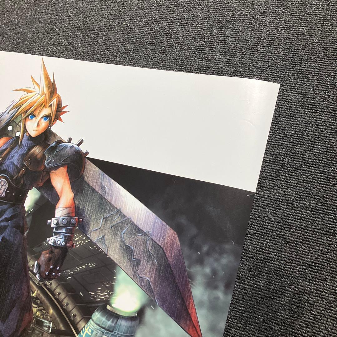 ファイナルファンタジーVII』非売品ポスター クラウド 野村哲也 天野喜孝