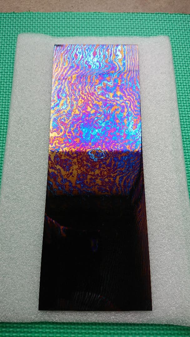 ティマスカス・ロングプレート (チタン合金製ダマスカス) Timascus