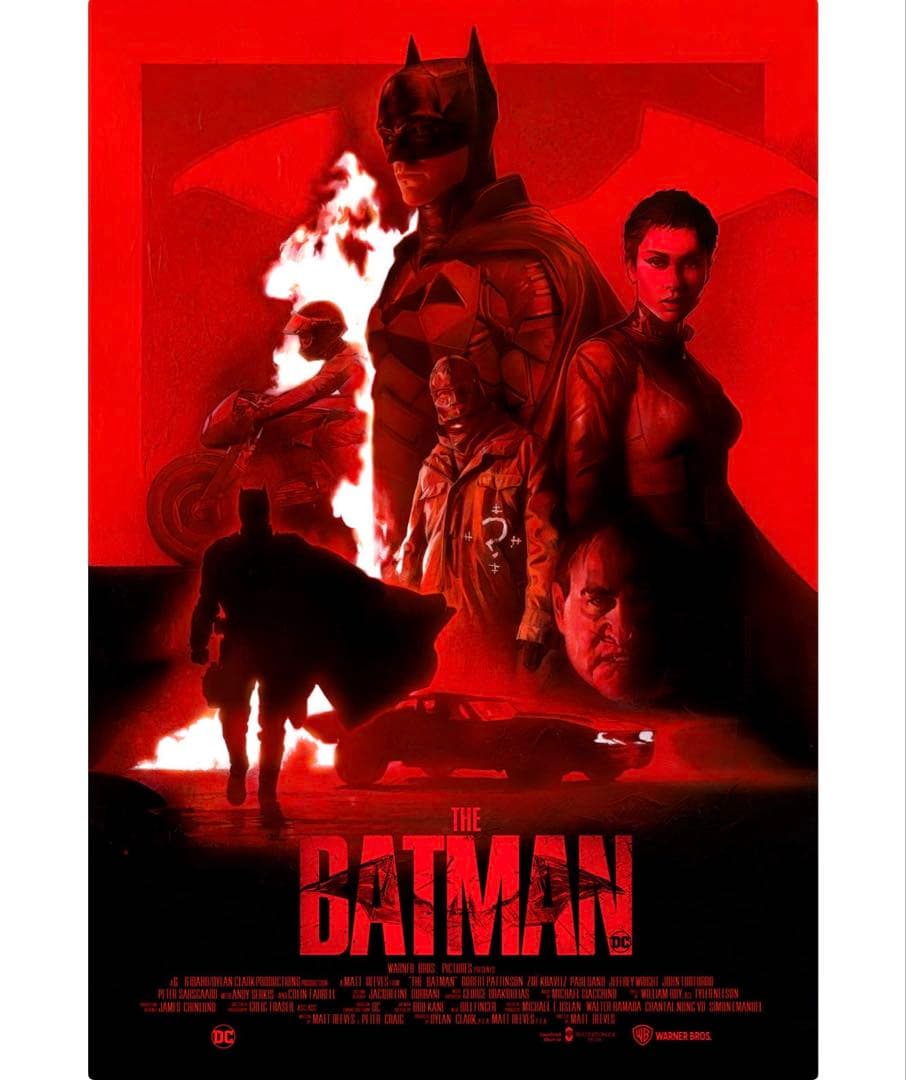 THE BATMAN スクリーンプリント ポスター 全世界55枚 限定 THE BATMAN スクリーンプリント ポスター 全世界55枚 限定 THE BATMAN