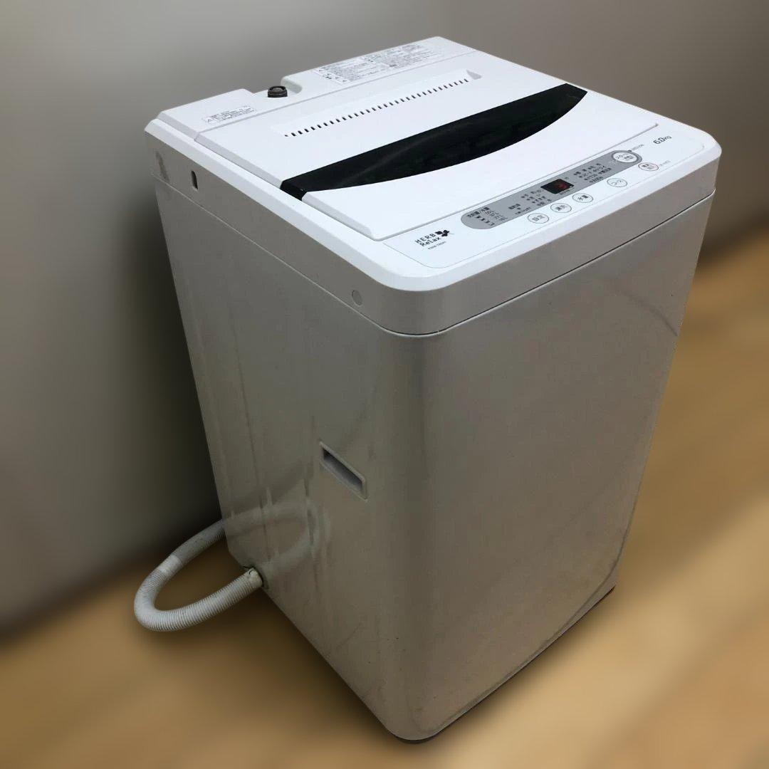 送料無料 ヤマダ 6.0kg 全自動洗濯機 【YWM-T60A1】 250727