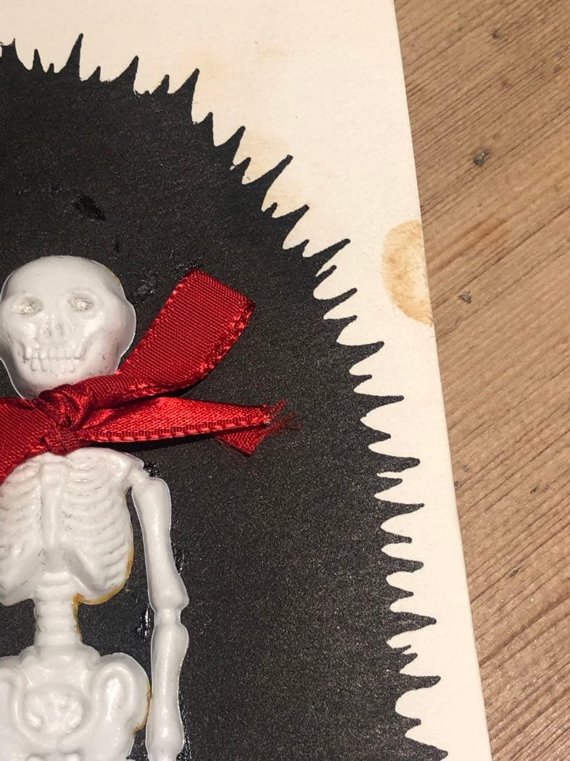 ビンテージ　スカル　髑髏　骸骨　モンスター　ハロウィン　ミッドセンチュリー