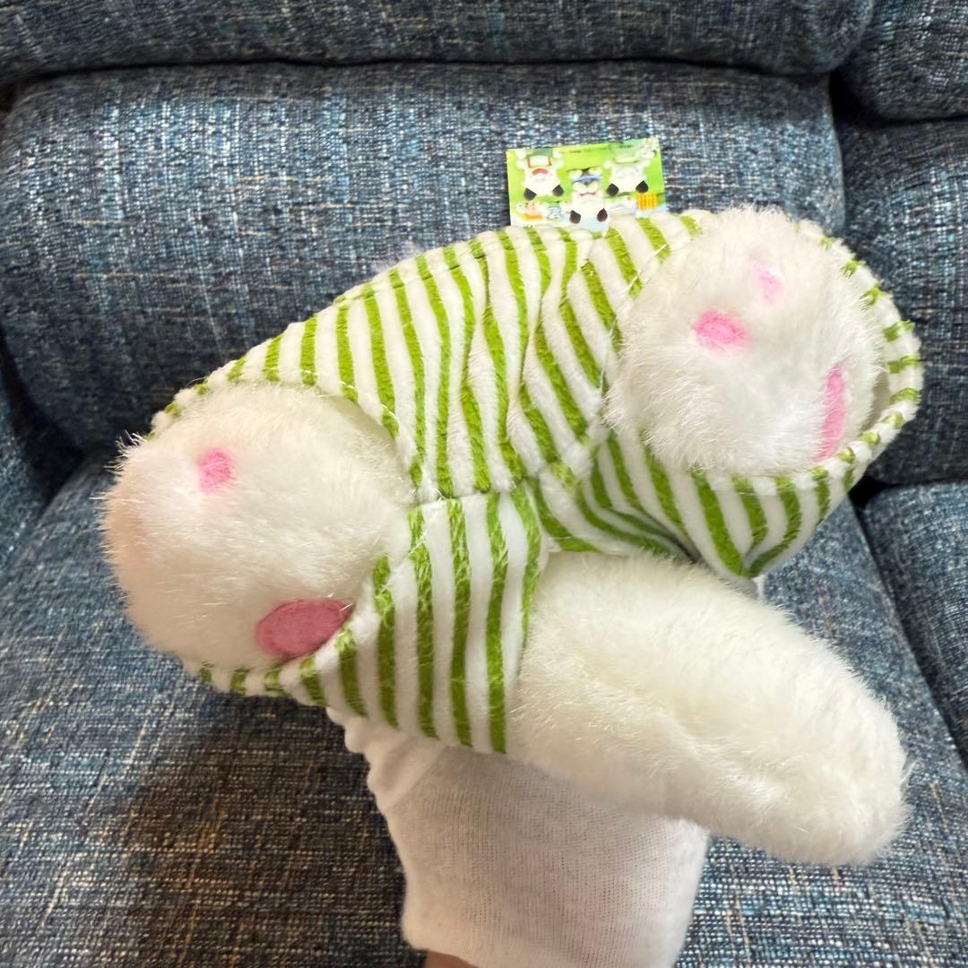 美品☆タグ付き おはよう！スパンク ぬいぐるみ 緑　EIKOH