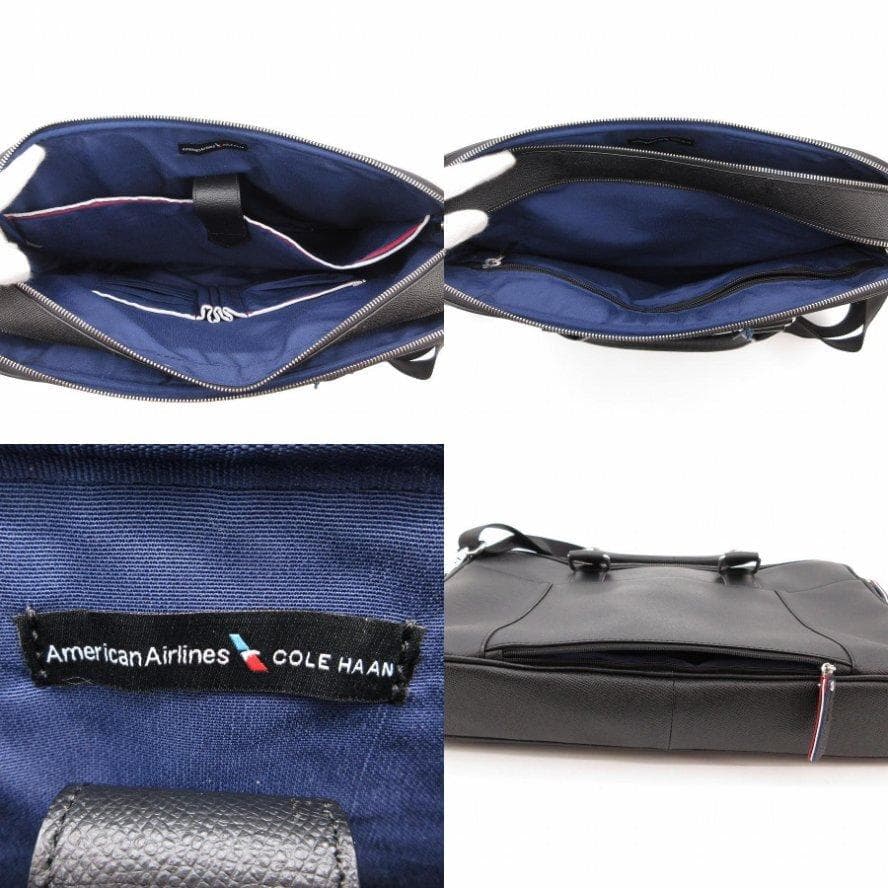 超美品 コールハーン ビジネスバッグ アメリカン航空 30-25110703