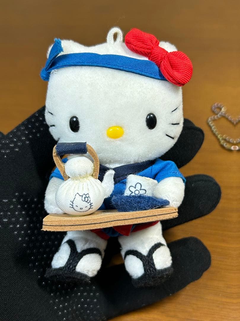 和風ウェイトレス ハローキティ レストラン限定 ぬいぐるみ
