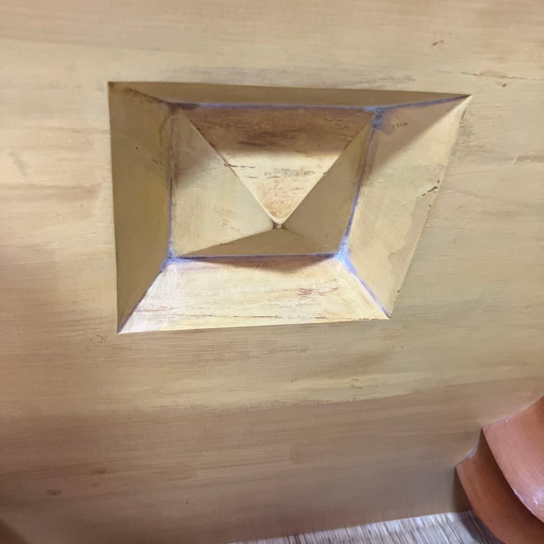 足付き木製囲碁セット　ヘソあり