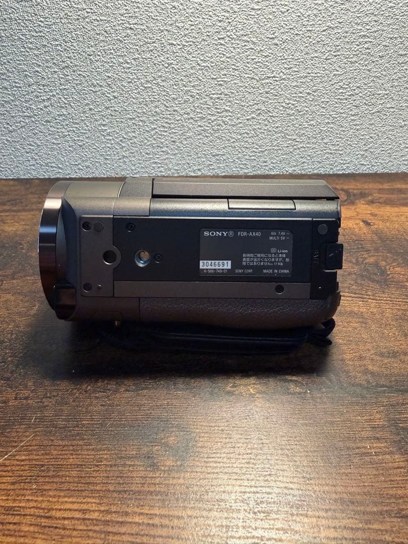 ビデオカメラ SONY 4K HANDYCAM FDR-AX40