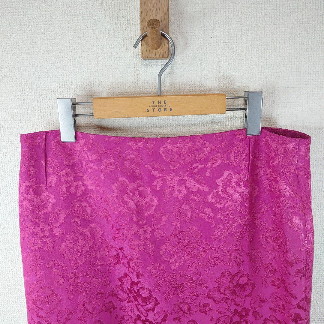 クリスチャンディオール　Boutique タイトスカート 花柄　刺繍 総柄