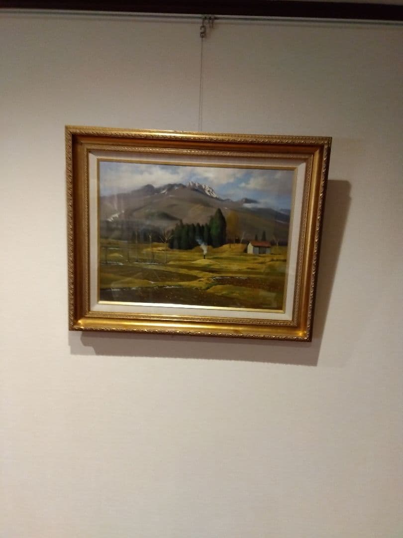 油絵　妙高山廬　ｐ１２