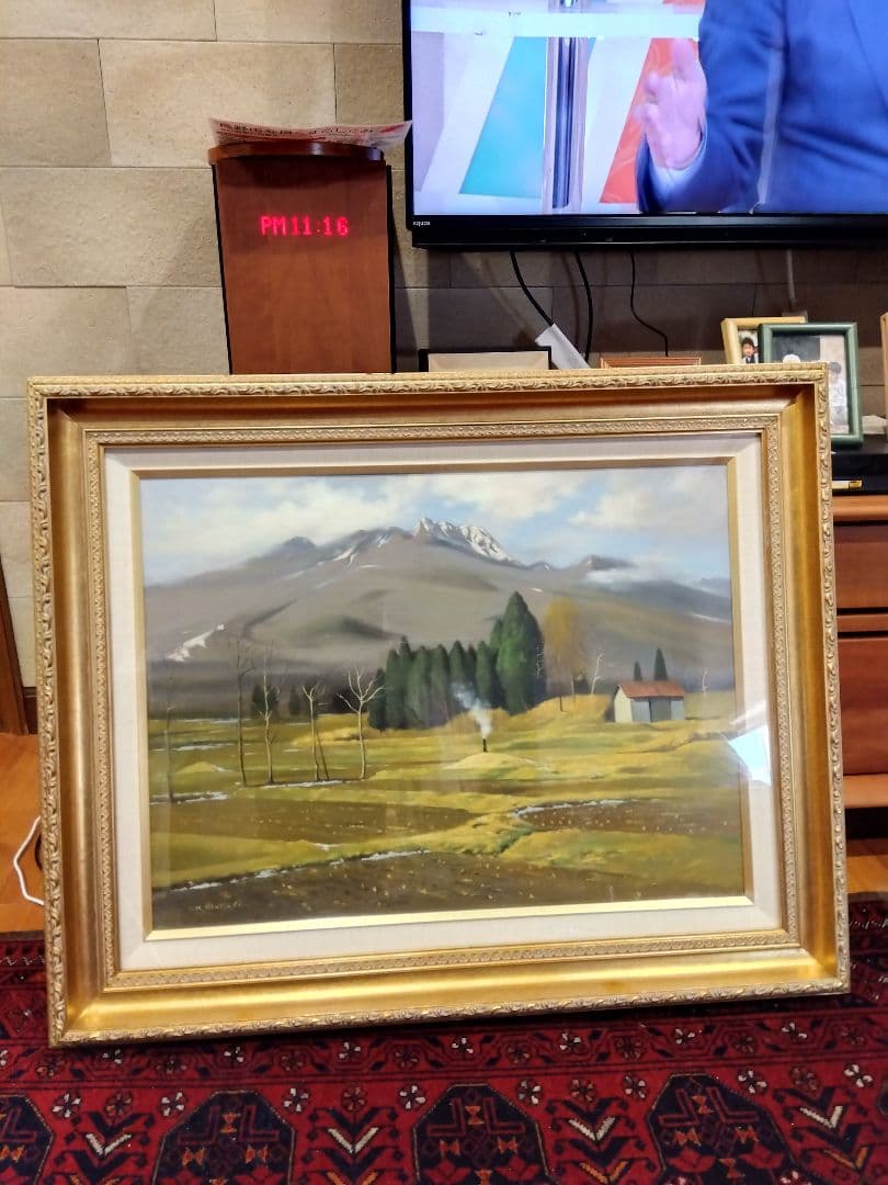 油絵　妙高山廬　ｐ１２