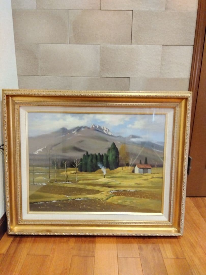 油絵　妙高山廬　ｐ１２