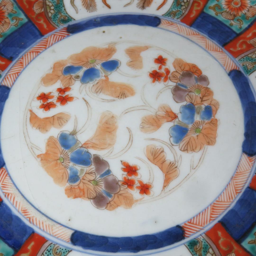 古伊万里 鳳凰 唐草 冨貴長春 ニュウ 窯傷あり 色絵付 草花文様 - メルカリ