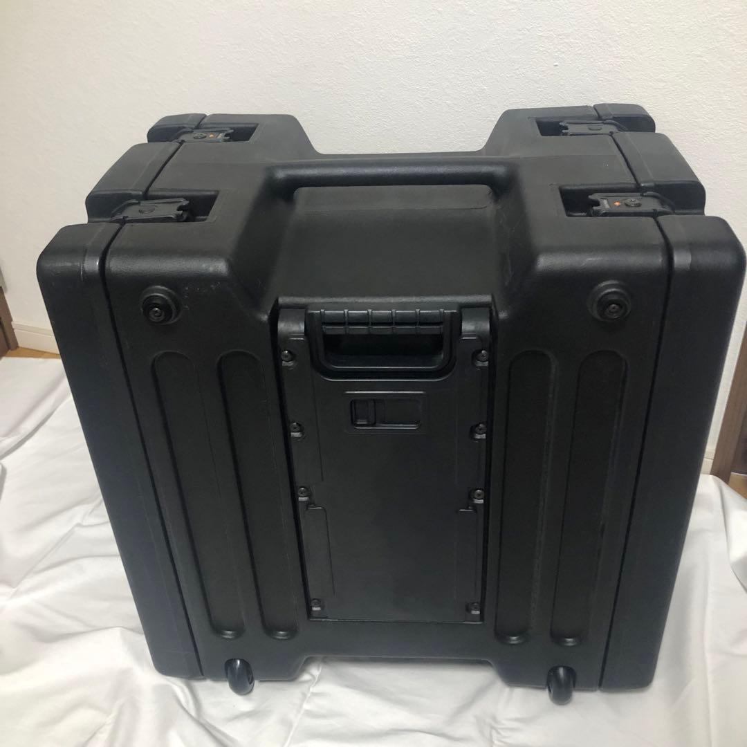 送料込★良品★SKB 8U ラックケース ラックキャリー ローリングラック 鍵付