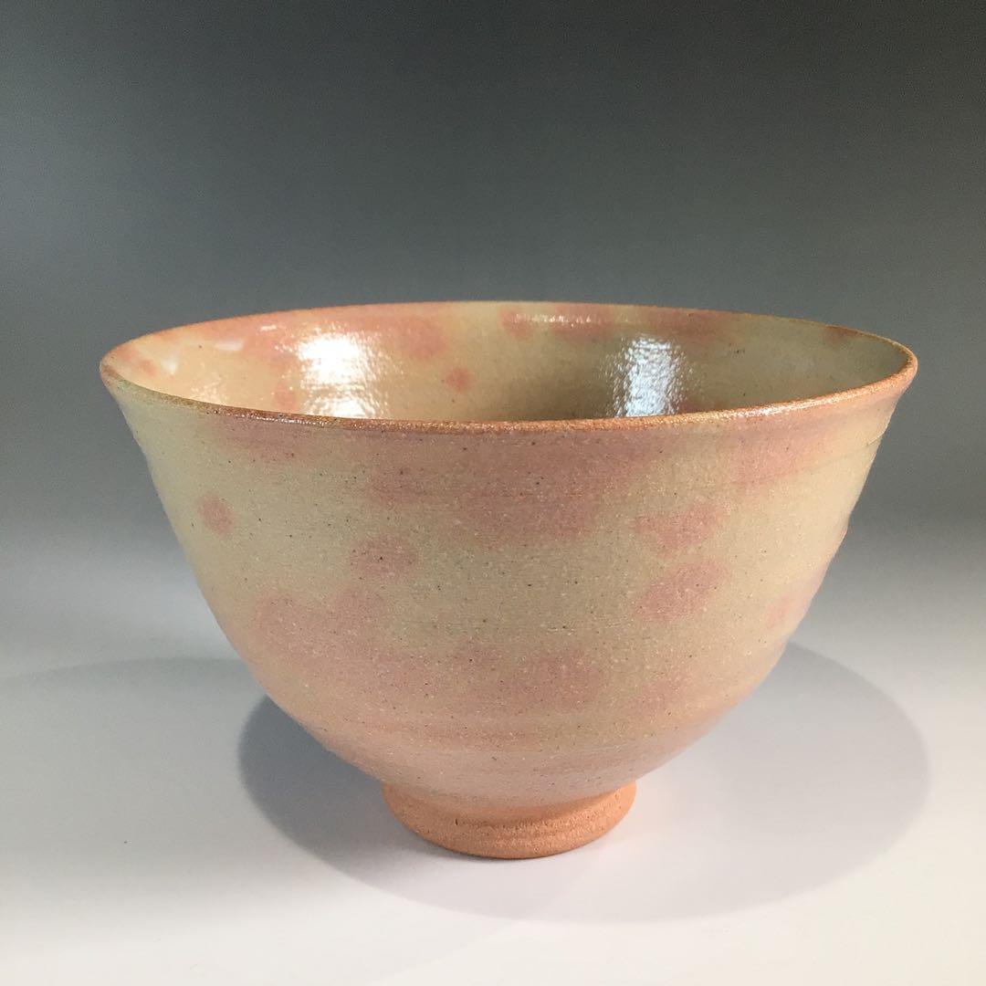 P708 茶碗 『信楽焼』『高橋楽斎造』『淡斎 吟月文字』 抹茶碗 共