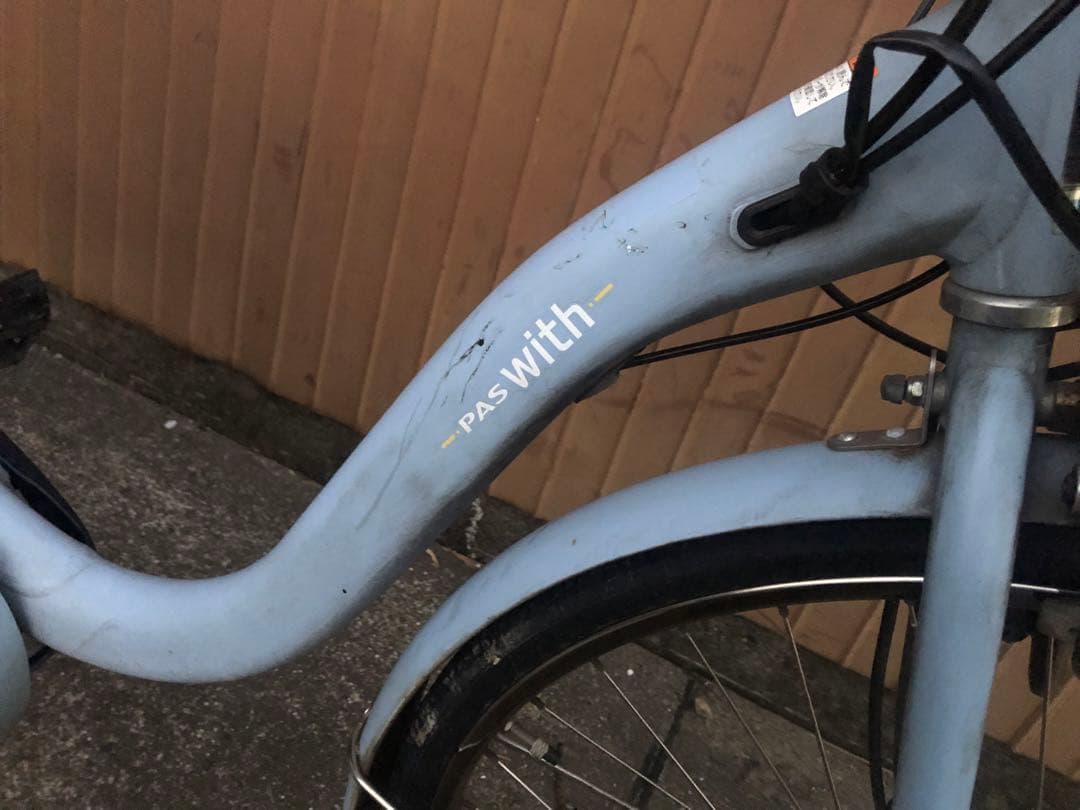 直接引き取りのみ　電動アシスト　ヤマハ　パスwith 26インチ　12.3Ah