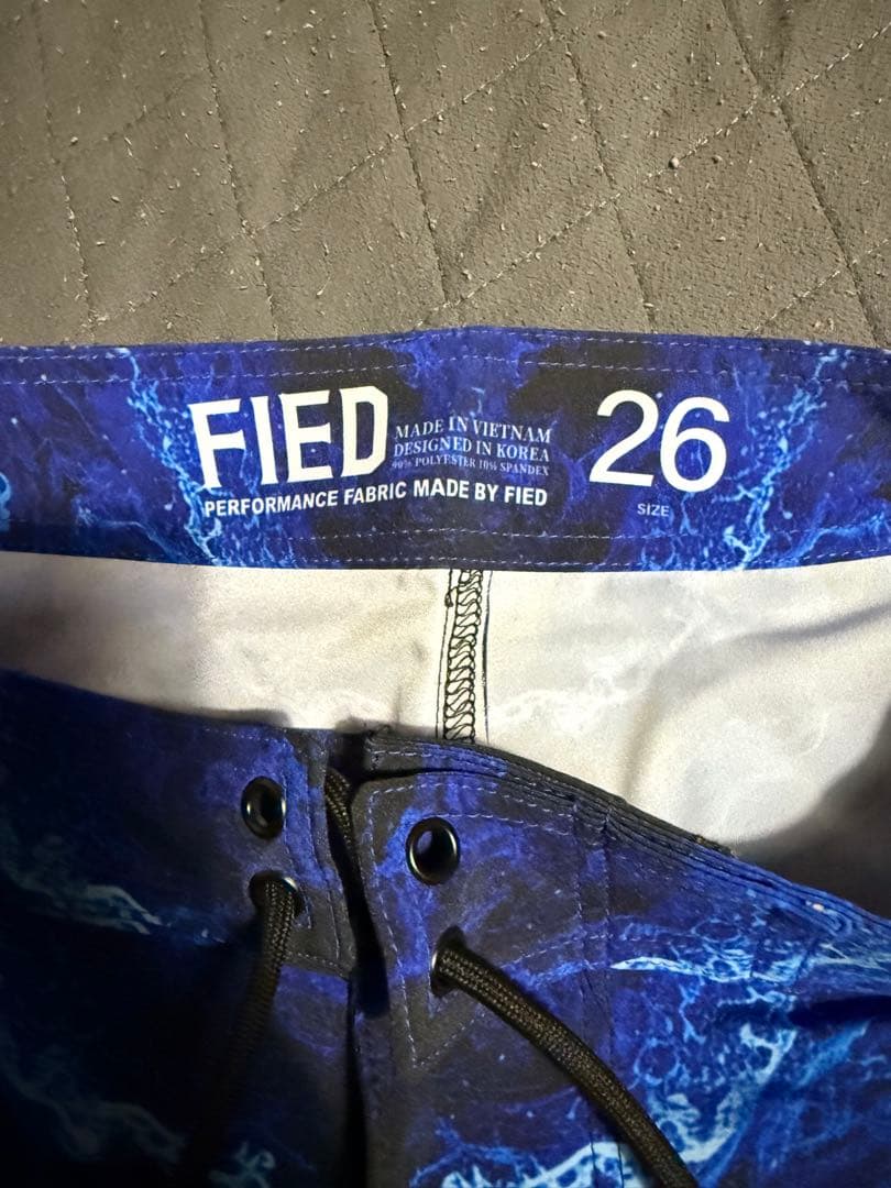 FIED] ファイド サイズ26メンズフィジークパンツ[ヘルファイアブルー]