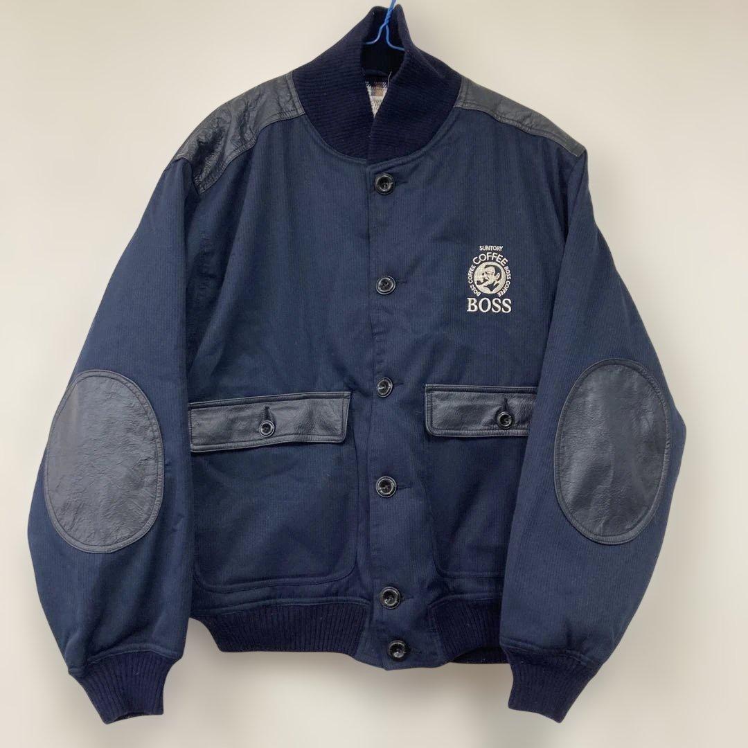美品 サントリーBOSSジャン レザー ブルゾン 90s Y2K 非売品 - メルカリ