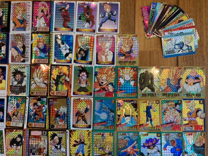 ドラゴンボールカードダス　キラ102枚　ノーマル1170枚　ステーション6冊付き