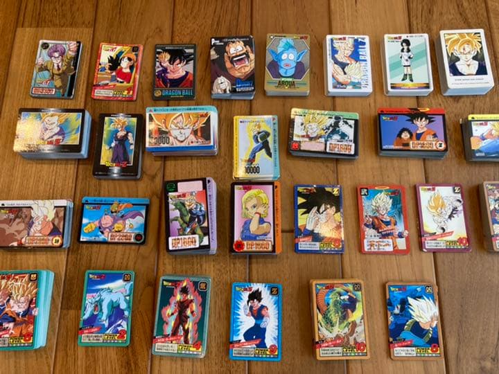 ドラゴンボールカードダス　キラ102枚　ノーマル1170枚　ステーション6冊付き