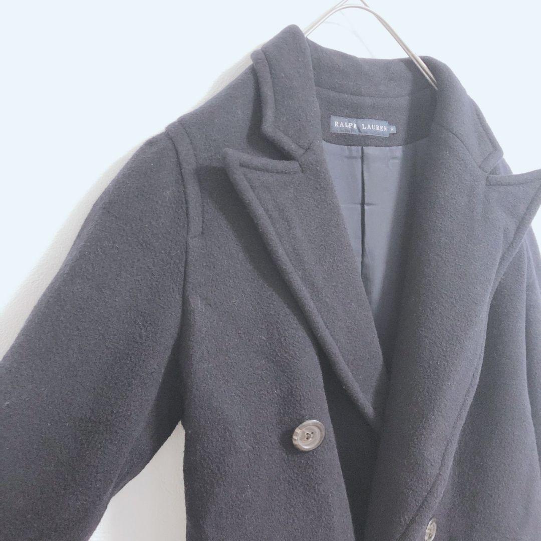 ラルフローレン チェスターコート ウール／アンゴラ／カシミヤ 後ろ