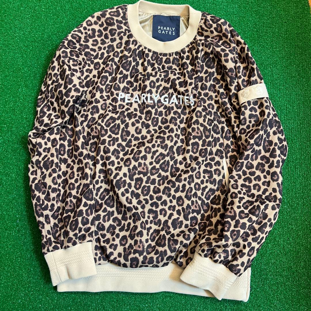 更に、お値下げ。パーリーゲイツ レオパード柄 プルオーバー