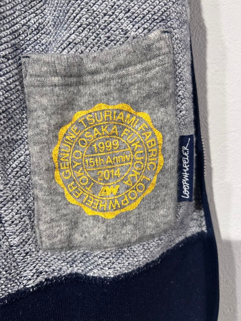 Loopwheeler 15周年限定　ウールジップパーカー　ジップフーディー