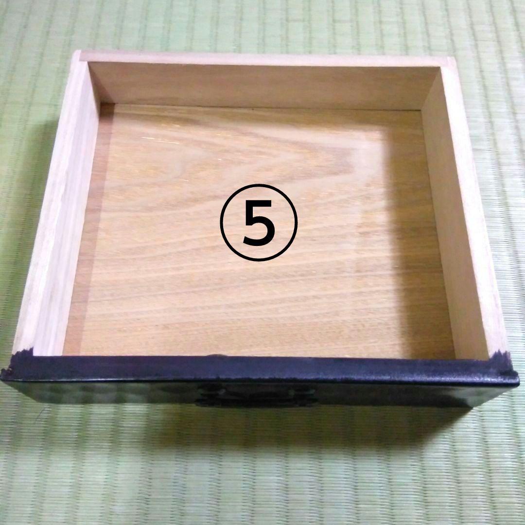 からくり箪笥・【新品・未使用】からくり三段・四ツ引箪笥(加賀梅彫り)