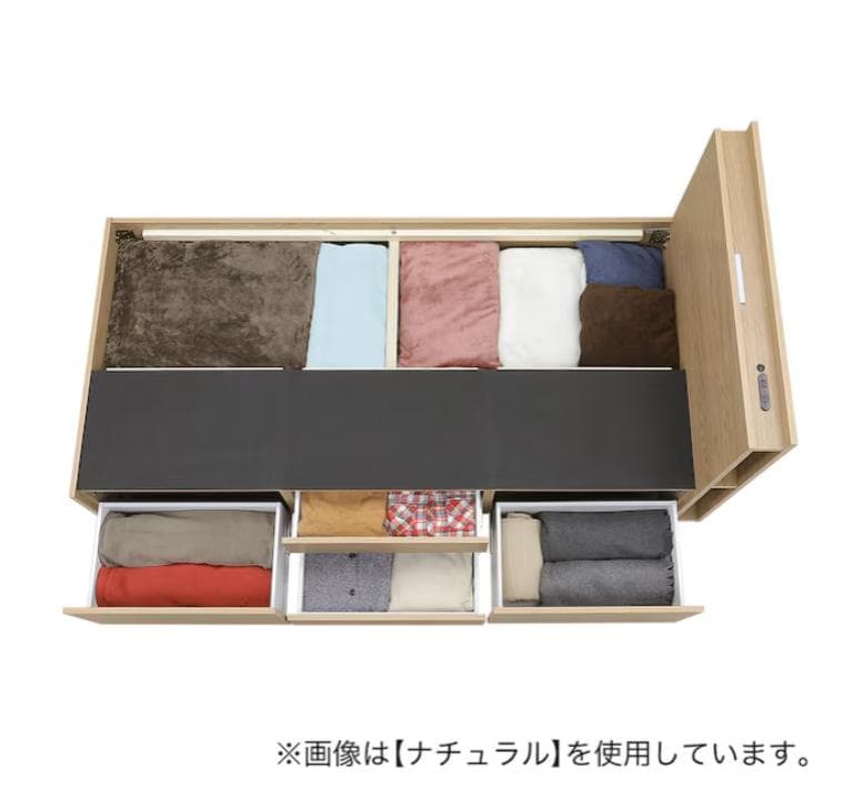 ＊Pavlinaさん専用＊　チェストベッドフレーム(WH)シングル