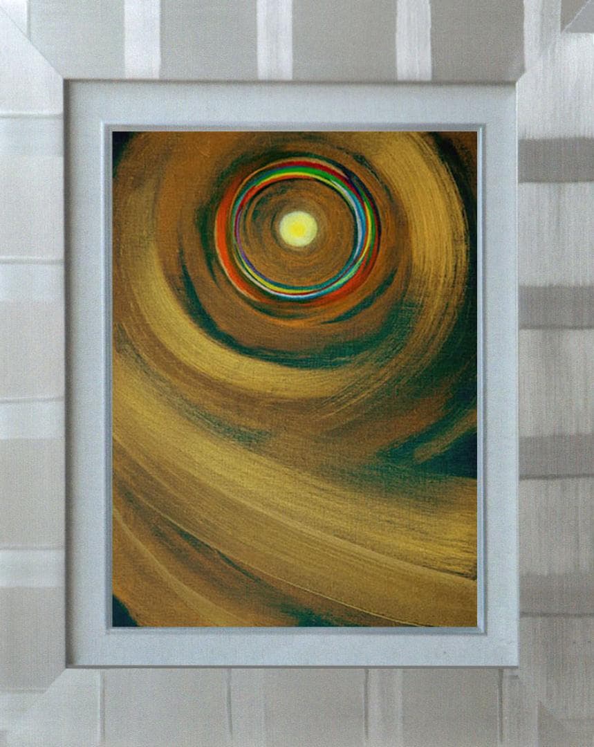 油絵 菅家令子 絵 絵画 インテリア F4-G212023 風景 祈り希望 奇跡