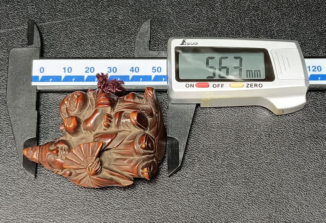 柘植彫 江戸時代 根付 「恵比寿大黒の図」 縁起物 - メルカリ