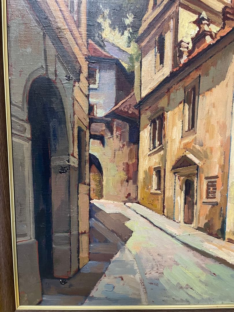 【処分特価】Richard Taubenek/リチャードタウベネク/油彩画/風景