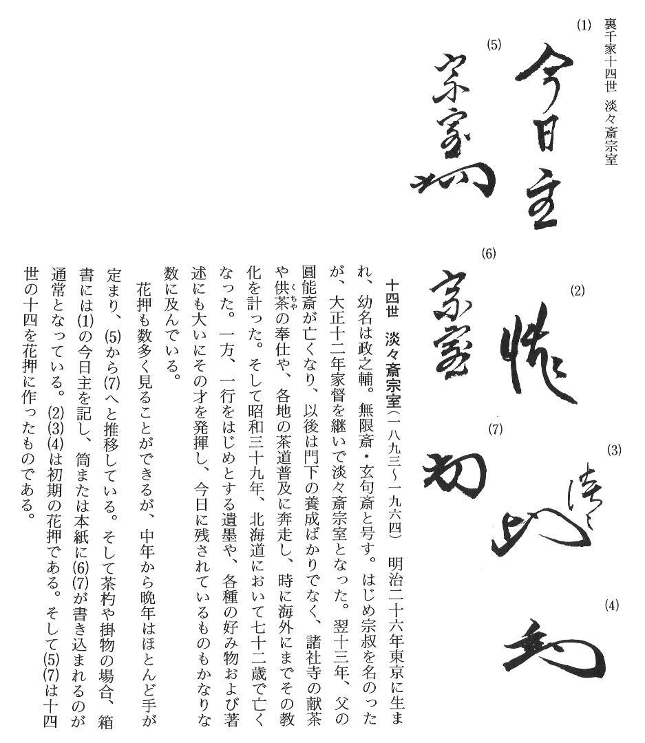 裏千家14世淡々斎宗室御書付『膳所焼笹耳水指』陽炎園