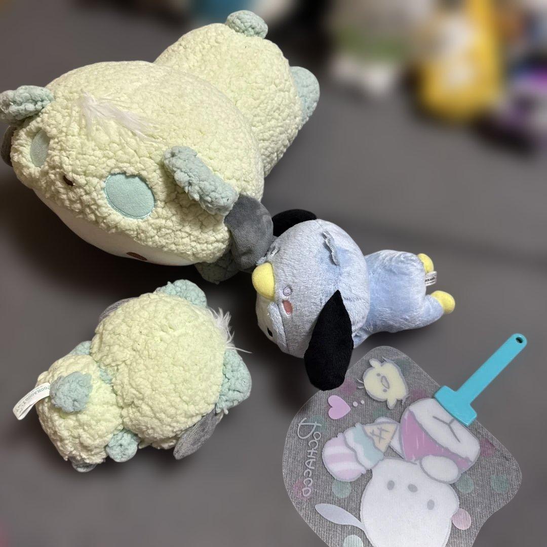 大量36個♡Sanrio ポチャッコぬいぐるみ＆貯金箱などグッズまとめ売り