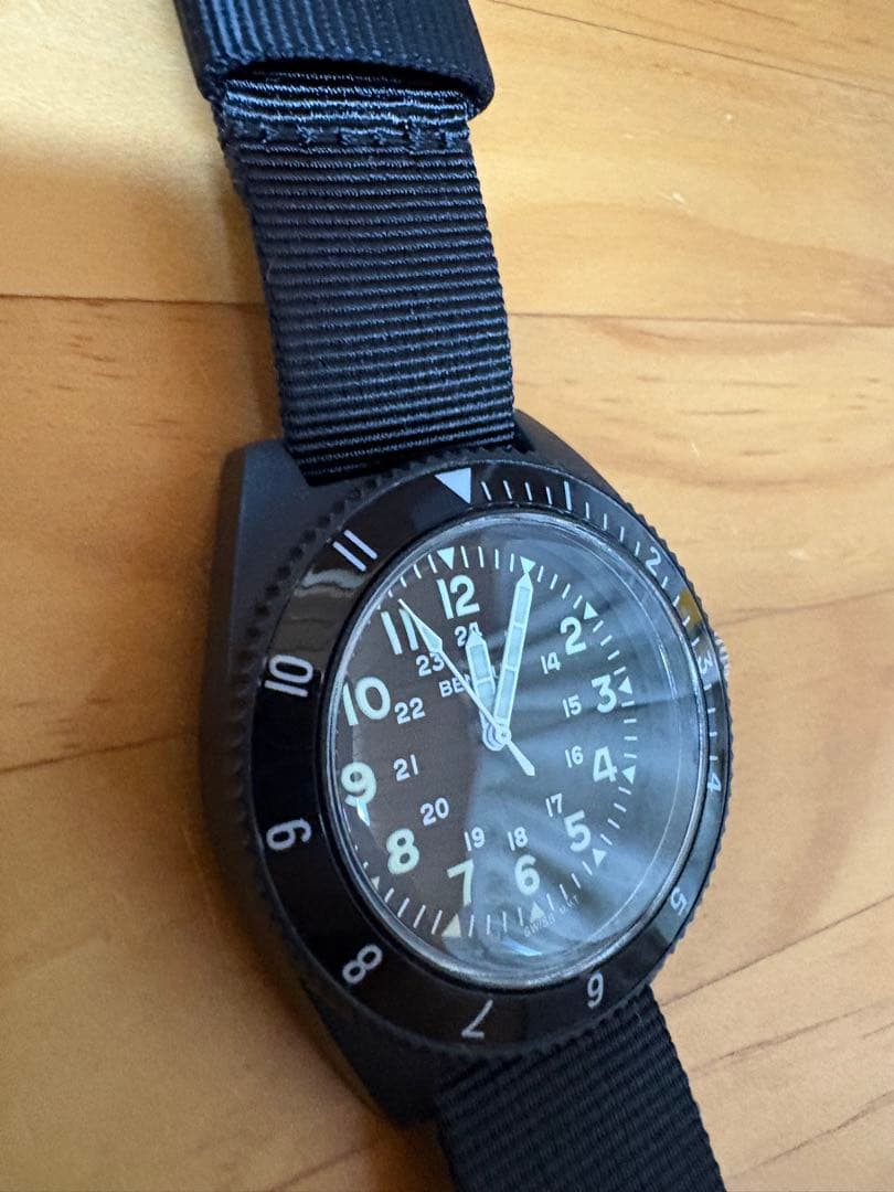 BENRUS 腕時計 メンズ TYPE-III BK