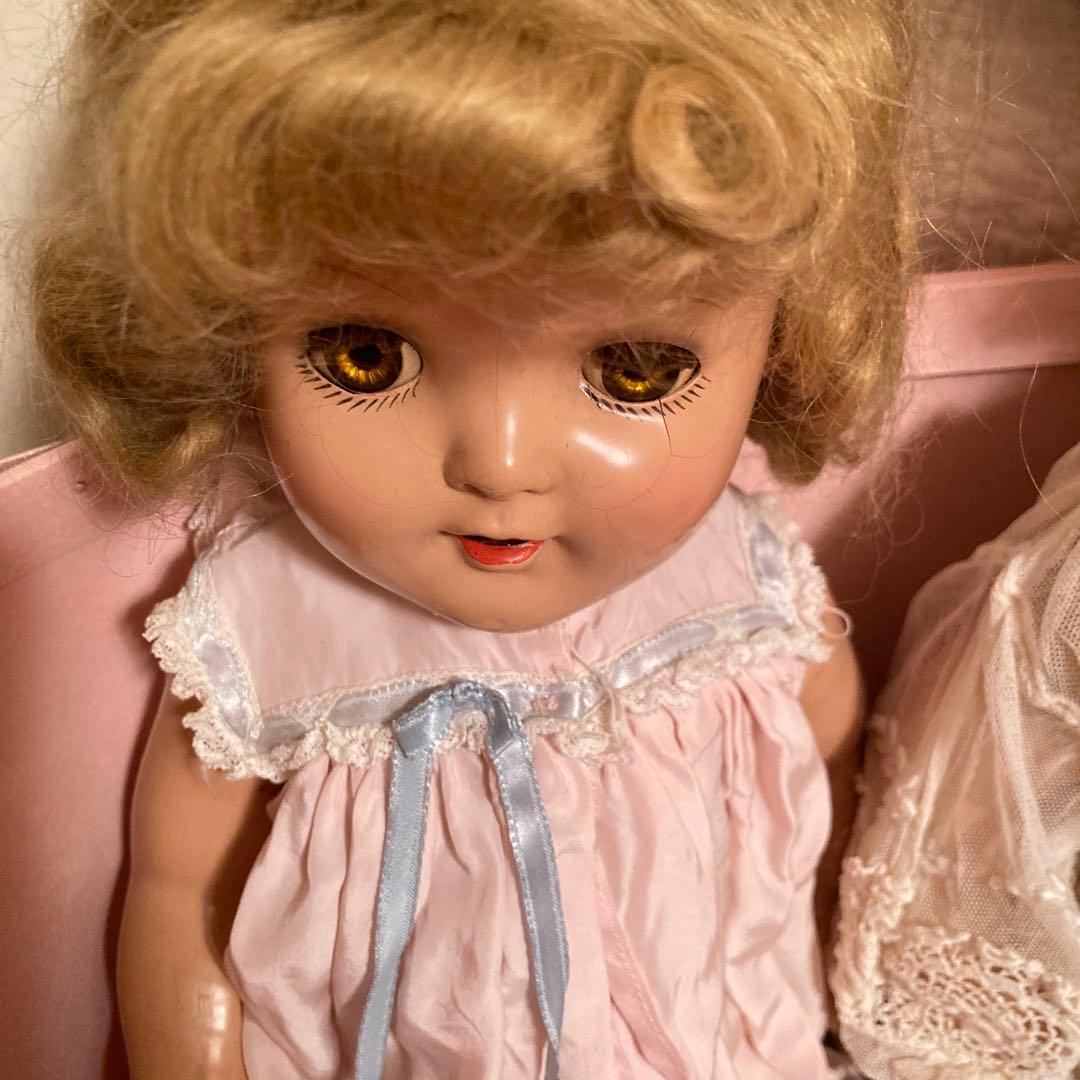 ビンテージ金髪ドールレース付きドレス SD.SD13.DDM胸以下兼用サイズ◇座ると360度スカートが広がるドール