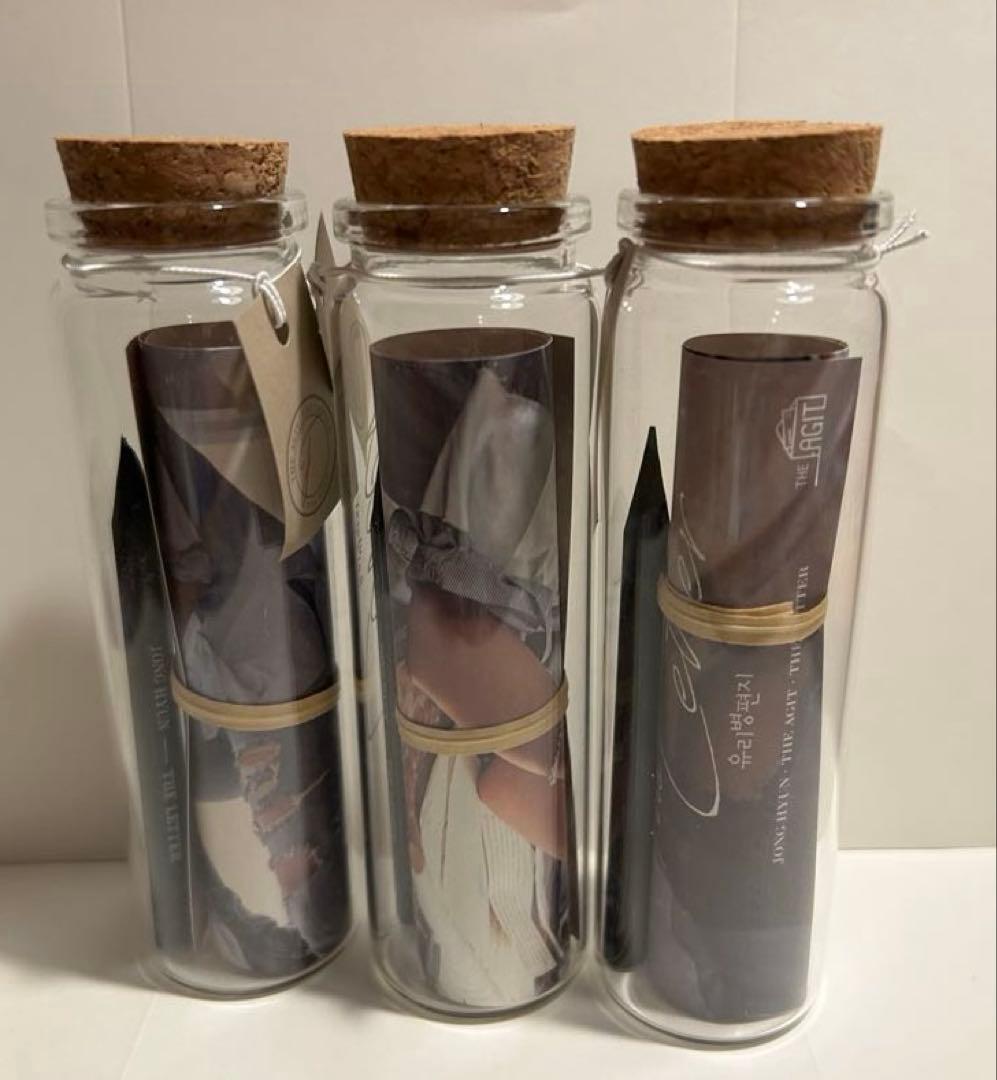 ジョンヒョン The Letter ソロ グラスボトル セット SHINee