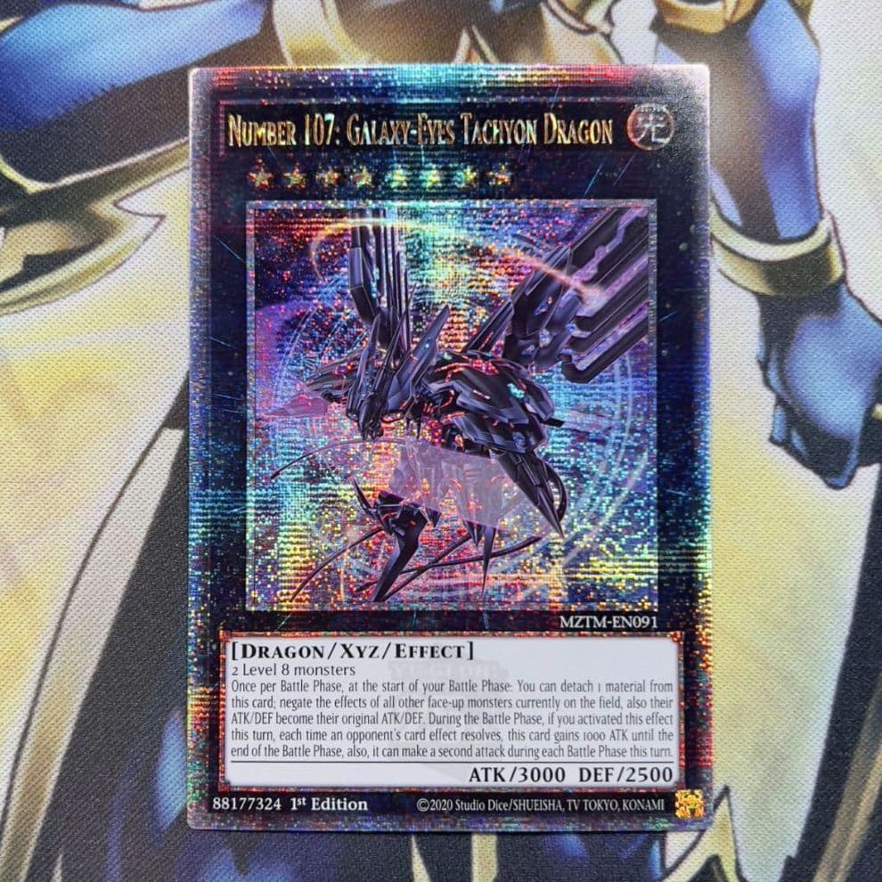 遊戯王 英語 No.107 銀河眼の時空竜 絵違い 25thシークレットEU版②