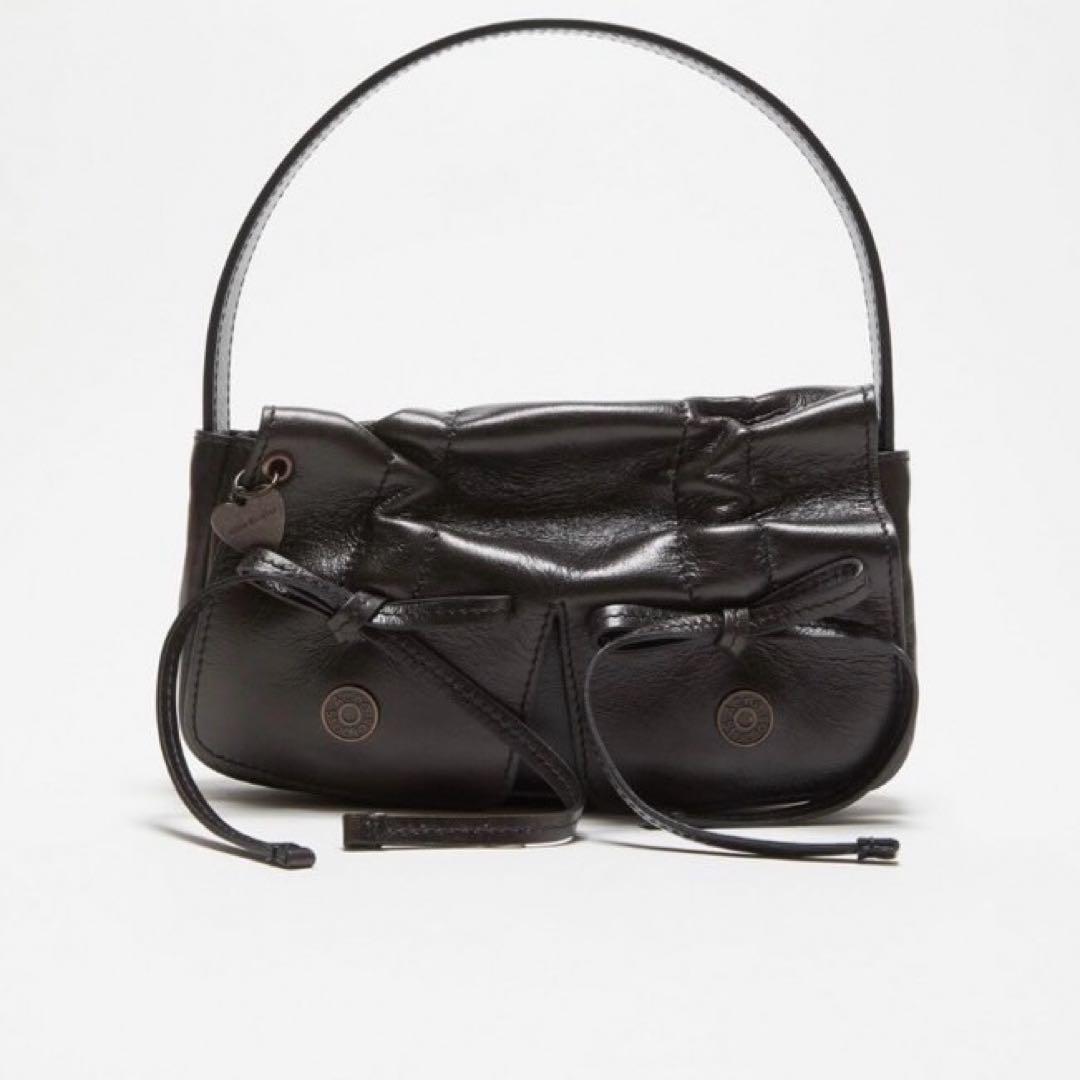 Acne Studios ダークブラウン ハンドバッグ