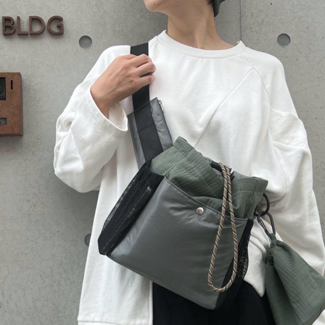 ◇paw's living お散歩用 ウォーキングバッグ＋プープバッグ カーキ