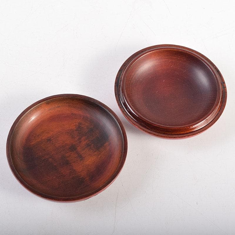 茶道具　南忠作　仙台堆朱　香合　共箱　V　8333